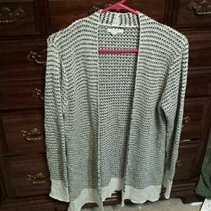 Black & White striped cardigan